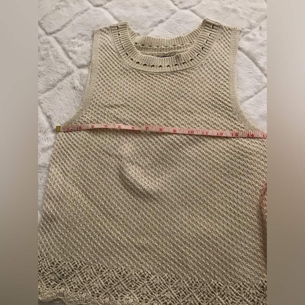 Vero Moda Cream Textured Knit Top